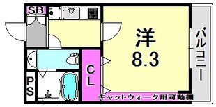 MOFREあまがさき壱番館の物件間取画像